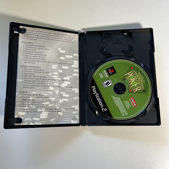 Madden NFL PS2 and World Championship Poker PS2 Playstation Game Bundle - Picture 4 of 5